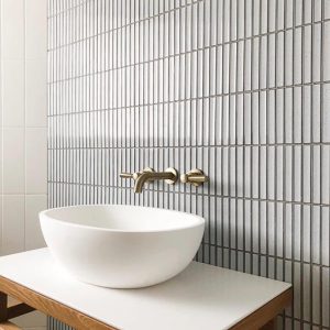 Tile space Kyoto Concave White Gloss